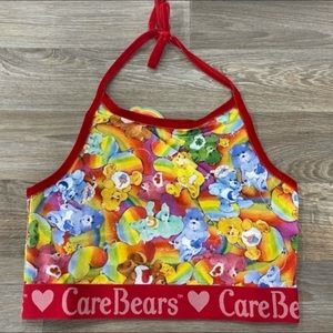 Iron fist care bears lots of rainbows tank crop top new with tags XL
